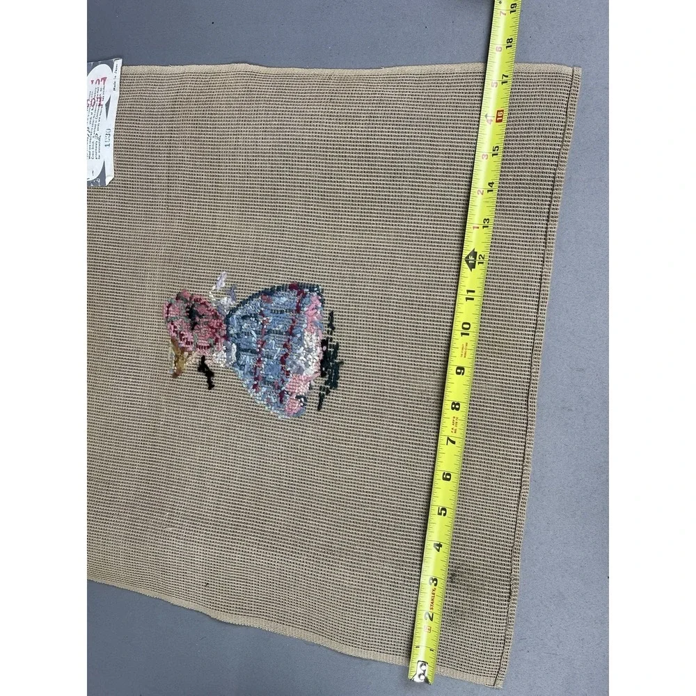 Bucilla Needlepoint Tapestry Finished Sunbonnet Sue Umbrella Art Embroidery